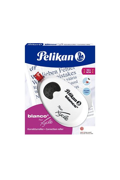 Pelikan Correction Tape Roller Xycle, Color White, Material Plastic, Dimension 4.2 mm x 8 m