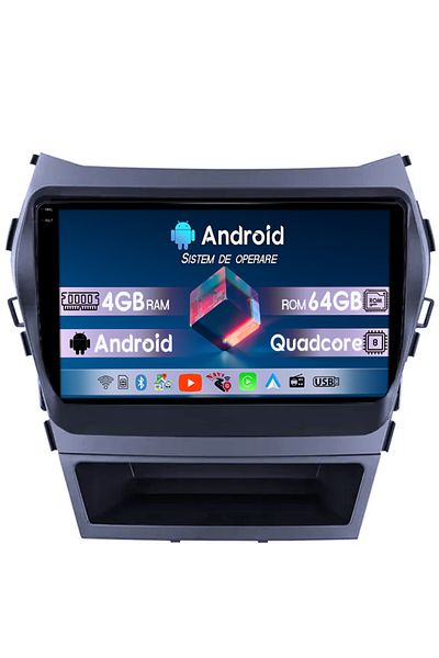 navi-it Navigatie dedicata Hyundai IX45 2013-2017, 4GB RAM 64GB ROM, Octacore, Display 9" QLED 1K, Carplay,