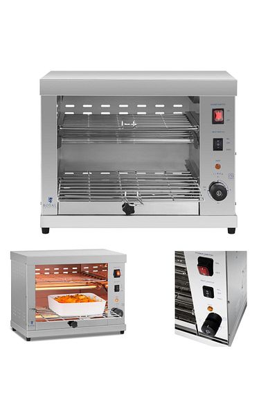 Royal Catering Podwójny toster opiekacz salamander 3250W