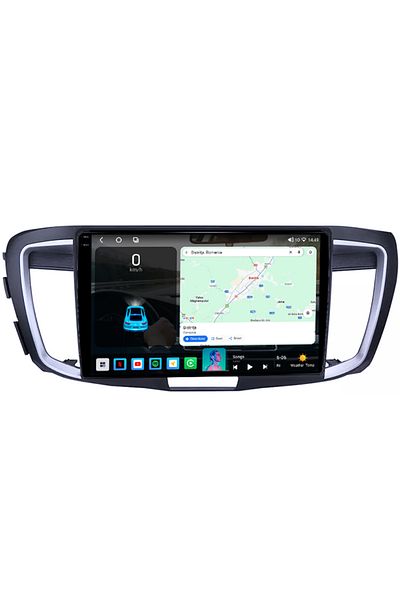 navi-it Navigatie dedicata Honda Accord 9th 2014-2017, 4GB RAM 64GB ROM, Octacore, Android 14, Display QLED