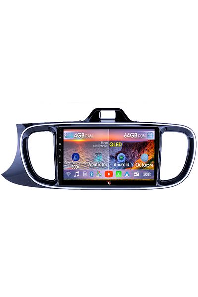 navi-it Navigatie dedicata Kia Pegas 2018-2020, 4GB RAM 64GB ROM, Octacore, Android 14, Display QLED 9", DSP