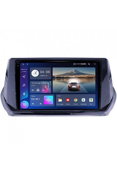 navi-it Navigatie dedicata Peugeot 208/2008 2019+, 4GB RAM 64GB ROM, Quadcore, Android 14, Display QLED 1K,
