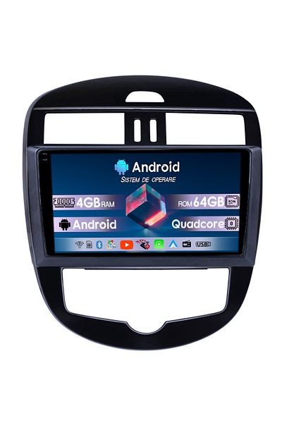 navi-it Navigatie dedicata Nissan Tiida 2011-2015, 4GB RAM 64GB ROM, Quad Core, Display 10.25" QLED 1K, Carp