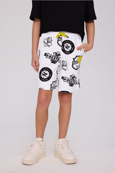 Nebbati Boy Patterned Shorts