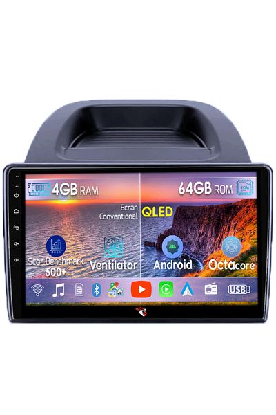 navi-it Navigatie dedicata Ford Ecosport 2018-2023, 4GB RAM 64GB ROM, Octacore, Android 14, Display QLED 9",