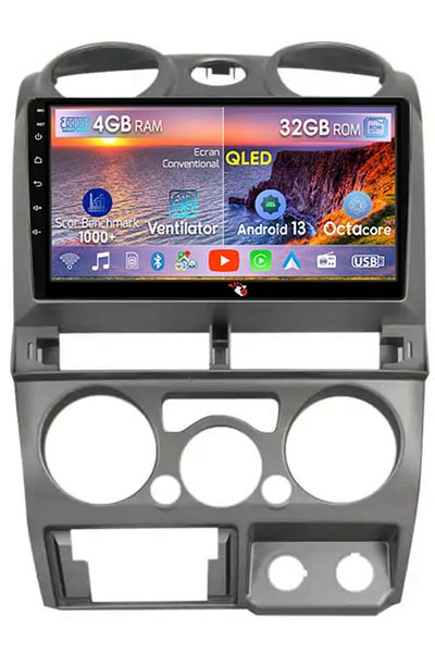 navi-it Navigatie dedicata Isuzu D-Max 2008-2011, 4 GB RAM 32GB ROM, Android 13, Display QLED, 9", DSP, Carp