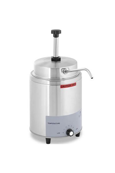 Royal Catering Podgrzewacz do sosów elektryczny z dyspenserem pompką 3.3 l 550 W