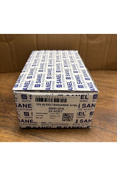 Sanel Sarı Parmak Lamba 12v 25 adet Fiyatı