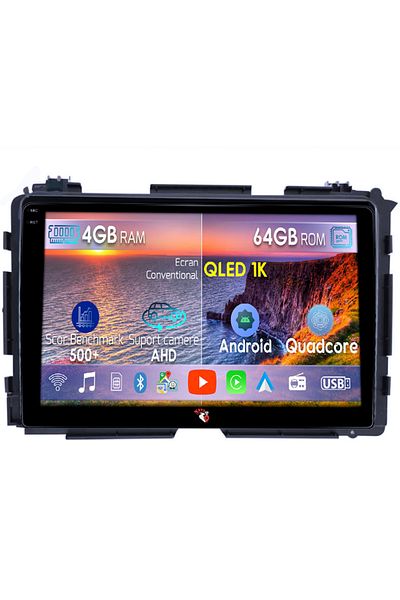navi-it Navigatie dedicata Honda Vezel 2014/HR-V/XR-V,4GB RAM 64GB ROM, Octacore, Android 14, Display QLED 1
