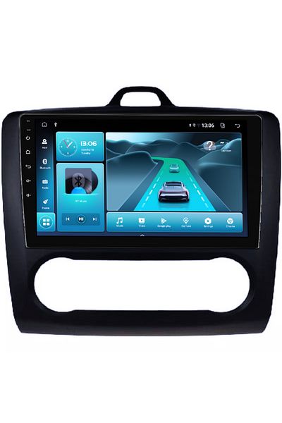 navi-it Dedicated navigation Focus 2004-2011 Manual Climate, Black, 4GB RAM 64GB ROM, Octacore, Android 14, Di
