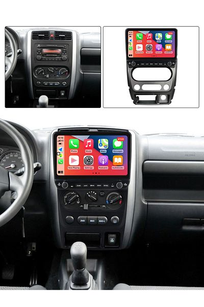navi-it Dedicated navigation Jimny 2007-2012 with rotary buttons model 2024, 4 GB RAM 64 ROM, Quadcore, Android