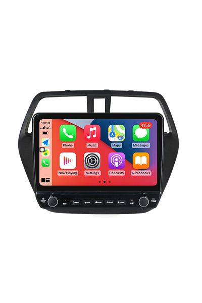 navi-it Dedicated navigation S-cross 2012-2016 with rotary buttons model 2024, 4 GB RAM 64 ROM, Quadcore, Andr