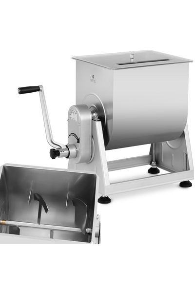 Royal Catering Mixer manual pentru carne, umplutură de cârnați, oțel, 28 l