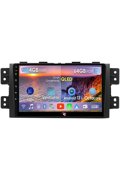 navi-it Navigatie dedicata KIA Borrego Mohave 2008-2012, 4GB RAM 64GB ROM, Octacore, Android 13, Display QLE