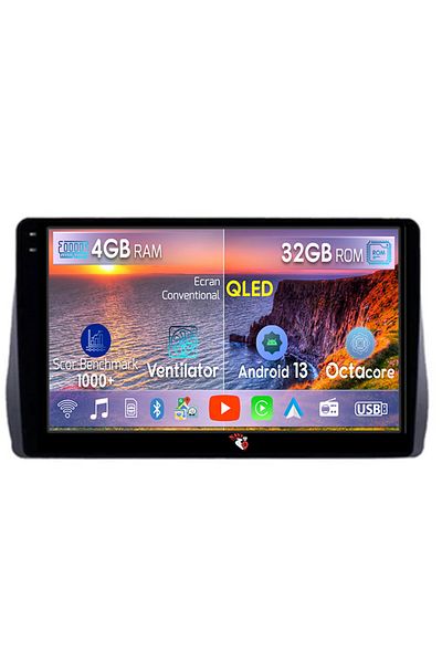 navi-it Navigatie dedicata Toyota Wish 2009-2018, 4 GB RAM 32 ROM, Android 13, Display QLED, 10", DSP, Carpl