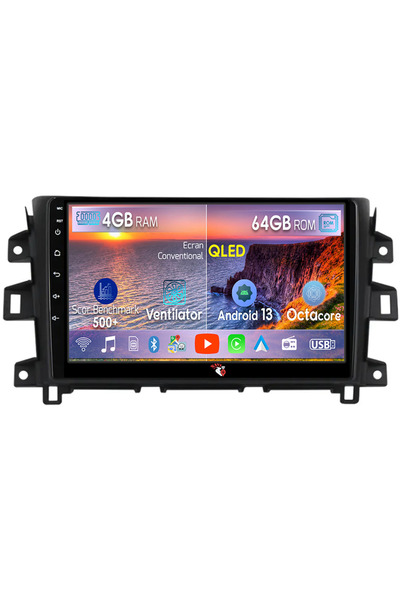 navi-it Navigatie dedicata Nissan Navara 2011-2016, 4GB RAM 64GB ROM, Octacor...