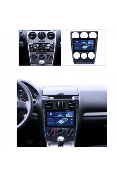 navi-it Navigatie dedicata Mazda 6 2002-2008, 4GB RAM 64GB ROM, Quad Core, Display 9" QLED 1K, Carplay, Andr