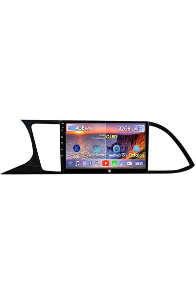 navi-it Navigatie dedicata Seat Leon 2012-2018, 4GB RAM 32GB ROM, Android 13, Display 9 " , Internet ,Aplica