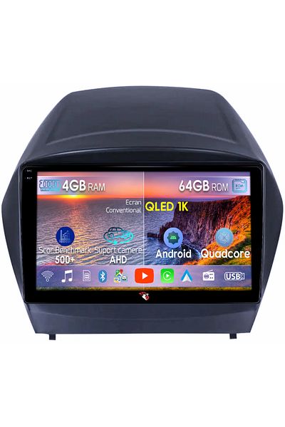 navi-it Navigatie dedicata Hyundai IX 35 2009-2015, 4GB RAM 64GB ROM, Octacore, Android 14, Display QLED 1K
