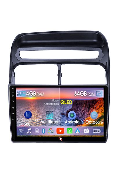 navi-it Navigatie dedicata Fiat Linea 2006-2012, 4GB RAM 64GB ROM, Octacore, Android 14, Display QLED 9", DS