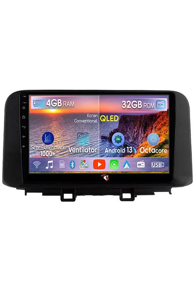 navi-it Dedicated navigation Hyundai KONA 2018-2020, 4 GB RAM 32 ROM, Android 13, QLED Display, 10", DSP, Carp