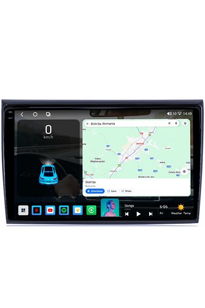 navi-it Navigatie dedicata Fiat Bravo 2007-2012, 4GB RAM 64GB ROM, Octacore, Android 14, Display QLED 1K 9",