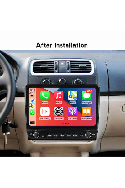 navi-it Navigatie dedicata Skoda Fabia 2007-2014 cu butoane rotative model 2024, 4 GB RAM 64 ROM, Quadcore,