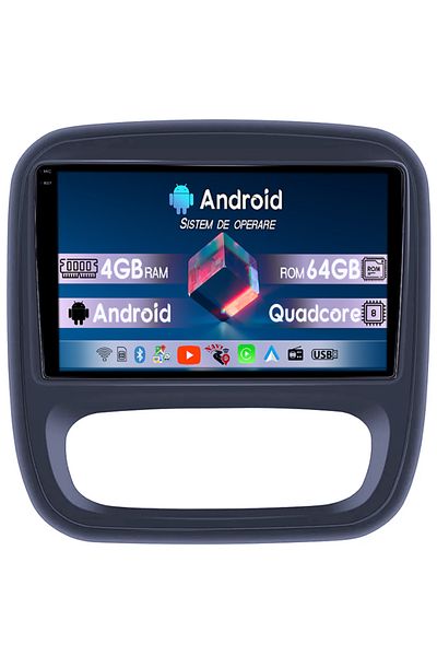 navi-it Navigatie dedicata Opel Vivaro B 2014-2018, 4GB RAM 64GB ROM, Octacore, Display 9" QLED 1K, Carplay,