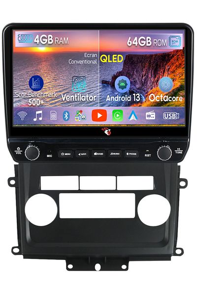 navi-it Dedicated navigation Frontier 2009-2012 with rotary buttons model 2024, 4 GB RAM 64 ROM, Quadcore, And