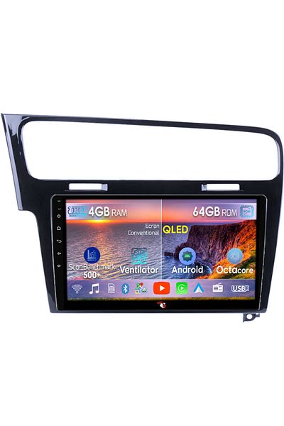 navi-it Navigatie dedicata Volkswagen Golf 7 Silver, 4GB RAM 64GB ROM, Octacore, Android 14, Display QLED 10