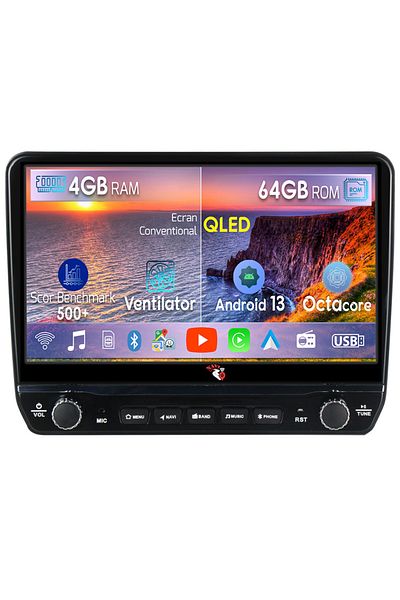 navi-it Dedicated navigation Toyota Etios with rotary buttons model 2024, 4GB RAM 64GB ROM, Quadcore, Android