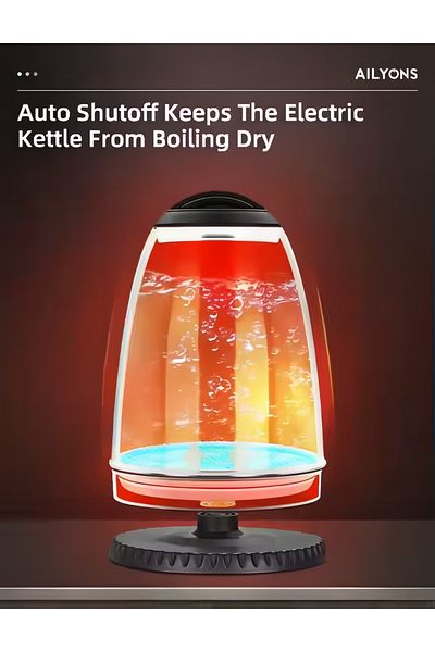 COOYA Fast Boil Electric Water Kettle,1.7L Large Capacity with Auto Shut-Off &Boil-Dry Protection,BPA-Free