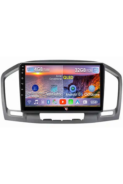 navi-it Navigatie dedicata Buick Regal 2009-2013, 4 GB RAM 32GB ROM, Android 13, Display QLED, 9", DSP, Carp