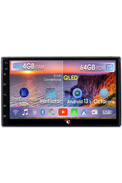 navi-it Navigatie dedicata Honda CRV II 2001-2006, 4GB RAM 64GB ROM, Octacore, Android 14, Display QLED 1K 9