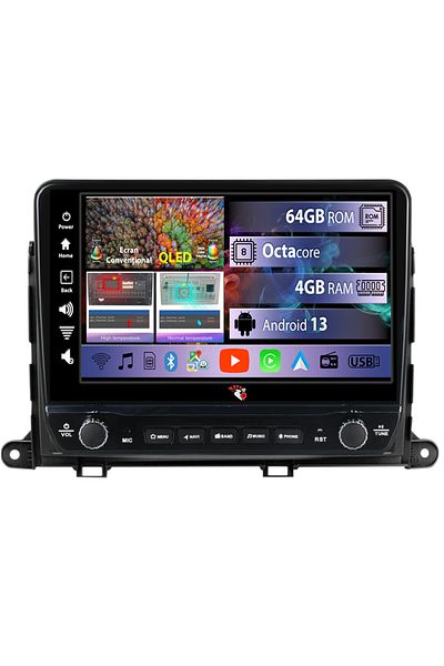 navi-it Dedicated navigation Sienna 2009-2014 with rotary buttons model 2024, 4GB RAM 64GB ROM, Quadcore, Andr