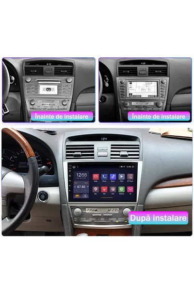 navi-it Navigatie dedicata Toyota Camry 2006-2011, 4GB RAM 64GB ROM, Octacore, Display 9" QLED 1K, Carplay,