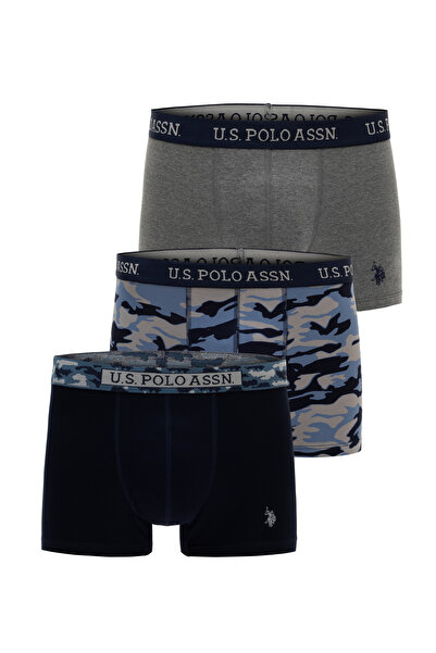 U.S. Polo Assn. Erkek 3'lü Boxer Takım 50310705-VR046