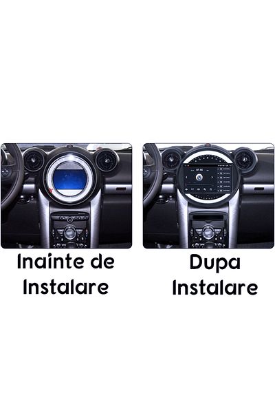 navi-it Navigatie dedicata Mini Cooper Countryman 2007-2014, 4GB RAM 64GB ROM, Quad Core, Display 9" QLED 1K