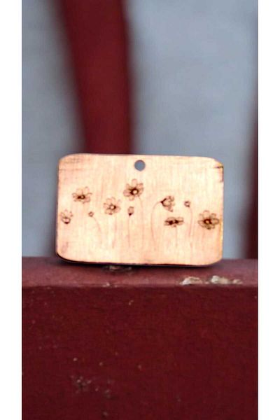 yerlikaya bakır Flowers Pure Copper Necklace