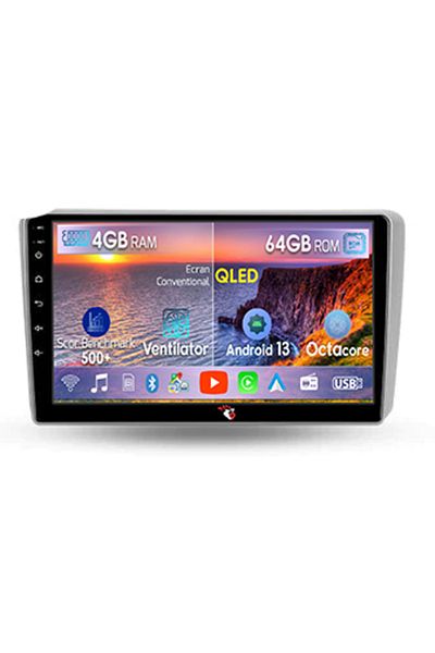navi-it Navigatie dedicata Hyundai Getz 2004-2006, 4GB RAM 64GB ROM, Octacore, Android 13, Display QLED 9",