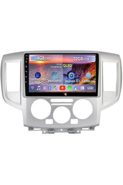 navi-it Navigatie dedicata Nissan NV200 2011-2018, 4 GB RAM 32 ROM, Android 13, Display QLED, 9", DSP, Carpl