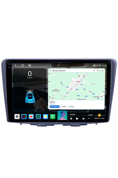 navi-it Dedicated navigation for Suzuki Baleno 2016-2018, 4GB RAM 64GB ROM, Octacore, Android 14, QLED 1K display