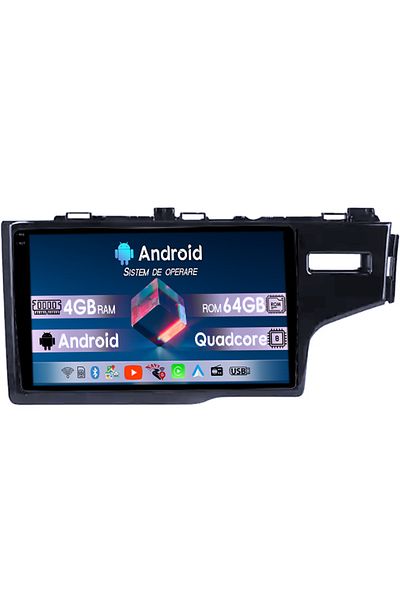 navi-it Navigatie dedicata Honda Fit 2014, 4GB RAM 64GB ROM, Quadcore, Android 14, Display QLED 1K 10", DSP,
