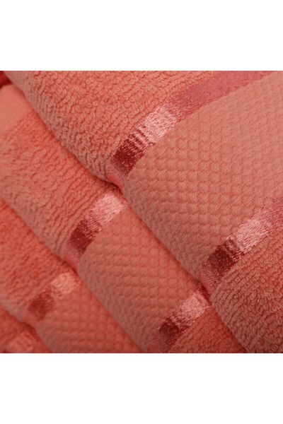 OEM Set 11 Bath Towels, Cotton, 400g/m², 30x50cm/50x90cm/70x135cm, Coral