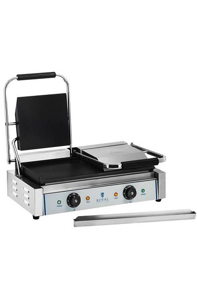 Royal Catering Kontakt grill kontaktowy dwustronny podwójny gładki 3600W 230V Royal Catering