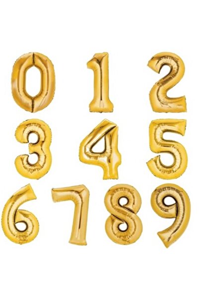 ikm balon Folyo Balon Rakam 36 -CM rakam 5