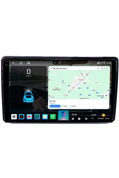 navi-it Dedicated navigation for Fiat Viaggio/Ottimo, 4GB RAM 64GB ROM, Octacore, Android 14, 9" QLED 1K display