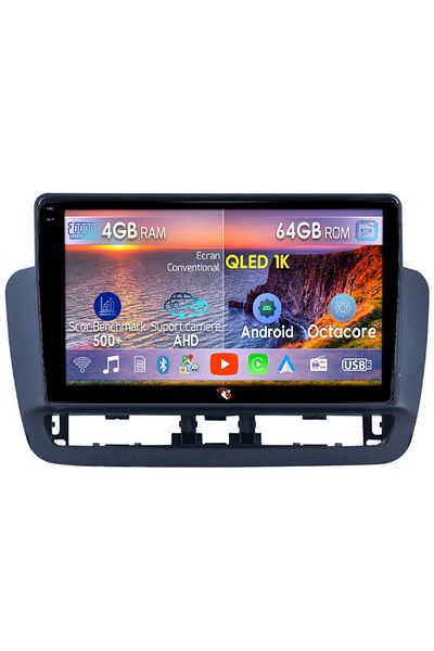 navi-it Navigatie dedicata Seat Ibiza 4 2014-2017, 4GB RAM 64GB ROM, Octacore, Android 14, Display QLED 1K 9