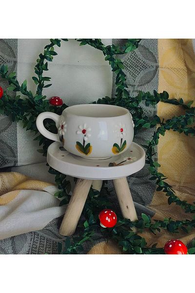 RGS HOMELİFE Daisy Patterned Cup