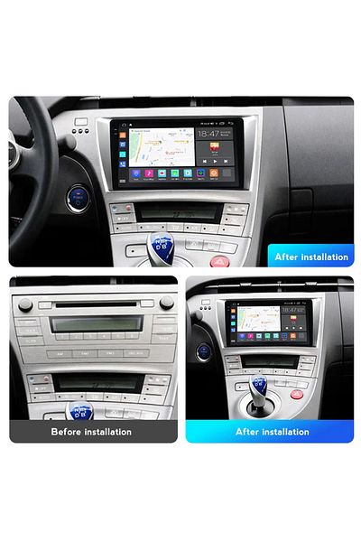 navi-it Navigatie dedicata Toyota Prius 2009-2015 (Silver), 4GB RAM 64GB ROM, Quad Core, Display 9" QLED 1K,